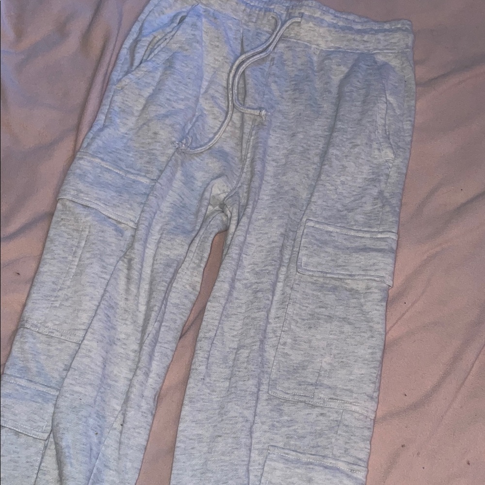 Bluenotes Light Gray Cargo Joggers